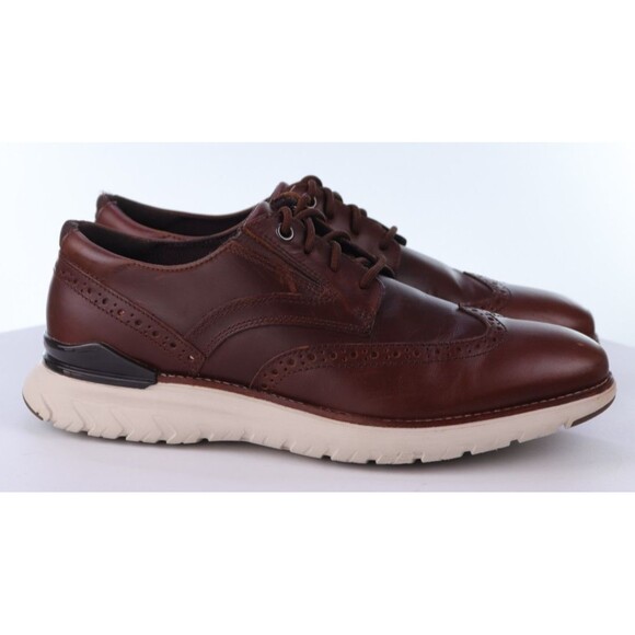 Rockport Total Motion Sport $150 Men\'s Wingtip Dress Shoes Size 8.5 M Leather main image 5